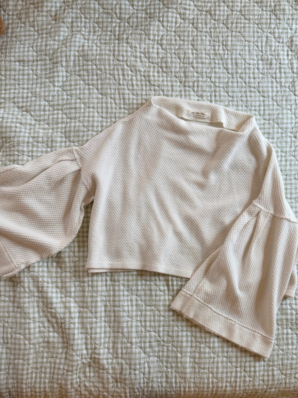 We The Free Bell-Sleeve Cropped Sweater